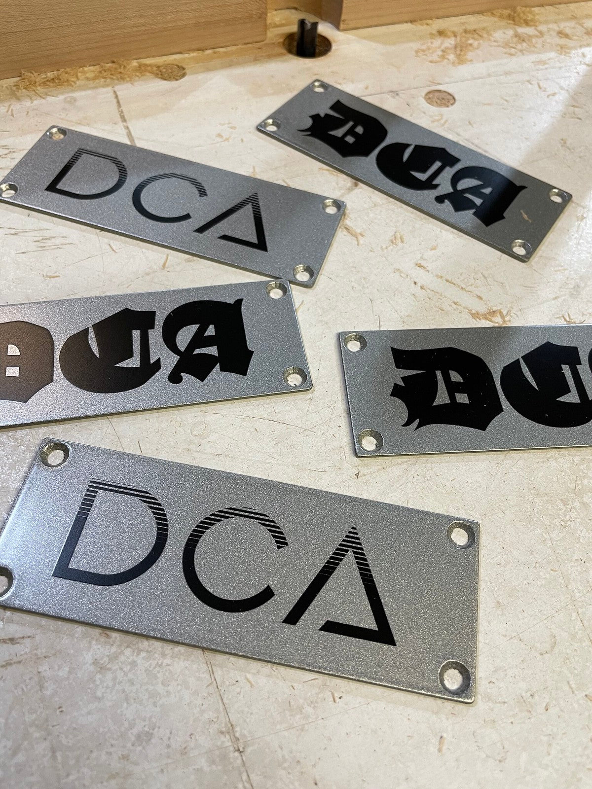 DCA badge Dean Costello Audio Templates black mark bass amp guitar amp guitarist bassist