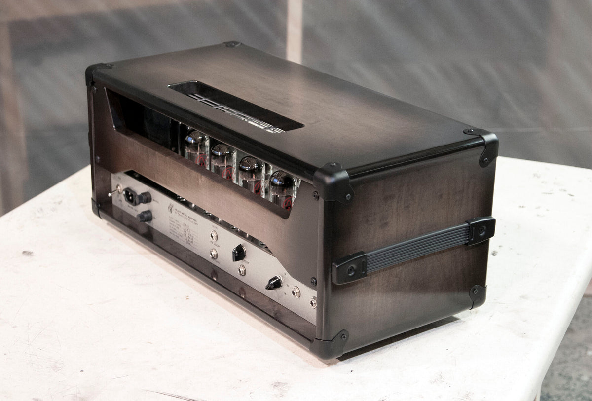 DCA HMW heavy metal warfare dean Costello audio guitar amp guitarist high gain pedal platform 6ca7 12ax7 handmade hardwire custom paint job Chicago FX loop tube amp