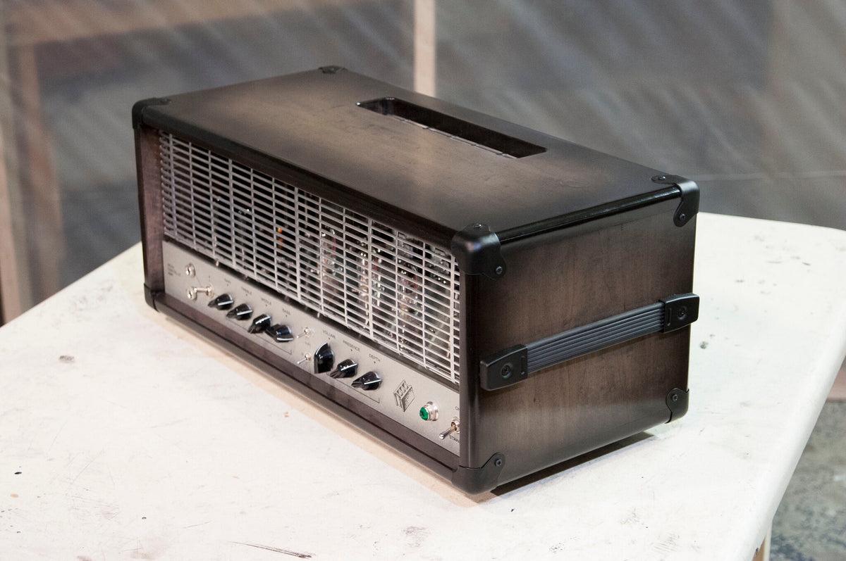 DCA HMW handmade amp amplifier blackburst Dean Costello Audio heavy metal warfare high gain pedal platform 6ca7 12ax7 tube audio Chicago