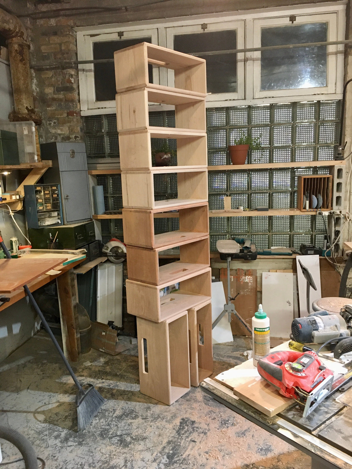 Headcase woodshed workspace DCA HMW Templates black mark heavy metal warfare Dean Costello Audio woodworking cherry walnut ash oak maple mahogany