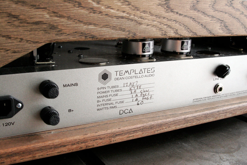 60W Templates Dyed Brown