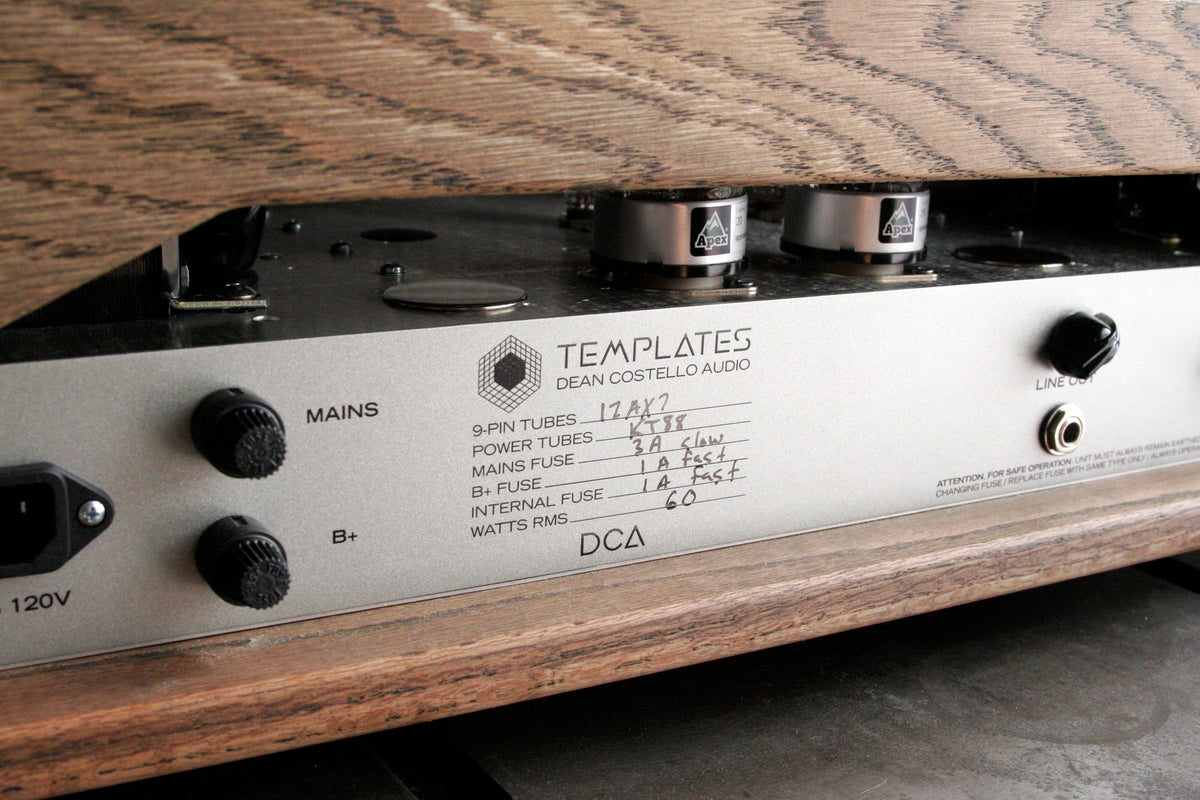 60W Templates Dyed Brown