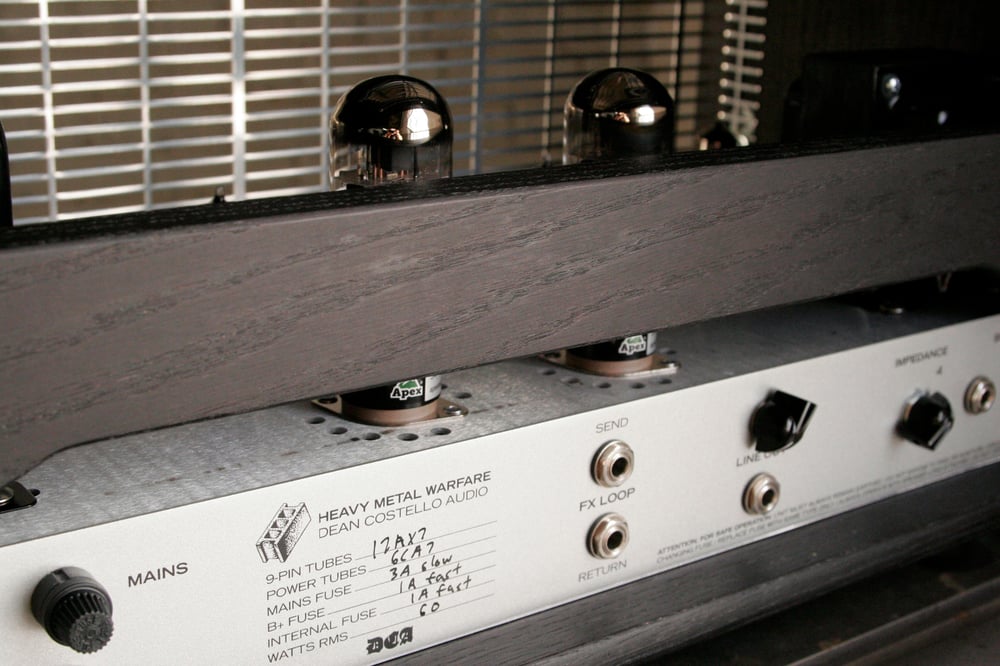 50W HMW W/FX LOOP / DYED BLACK / (reduced price)